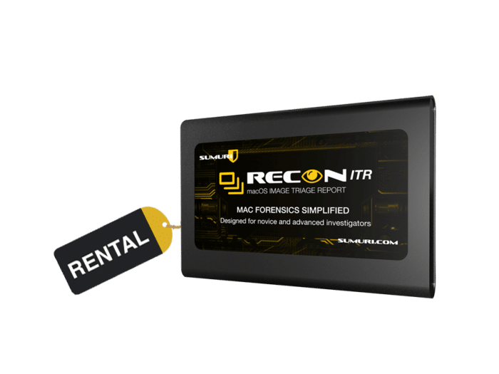 RECON ITR RENTAL